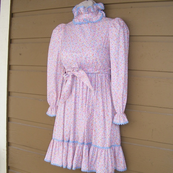 SOLD!! Vtg YVES SAINT LAURENT Girls Dress, 8 - Picture 4 of 7